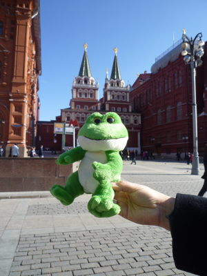 Frosch in Moskau